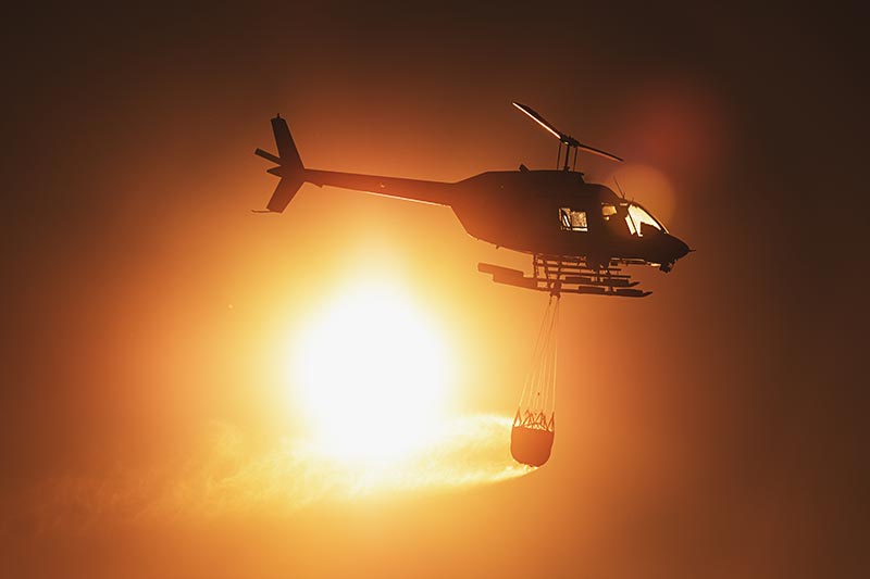Firefighting Helicopter in Arizona