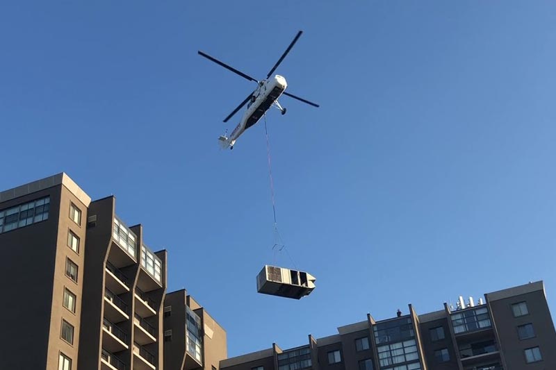Helicopter HVAC Lift in Phoenix